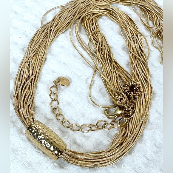 💛Alfani Multi-strand Gold Lariat Neck - Picture 7 of 10